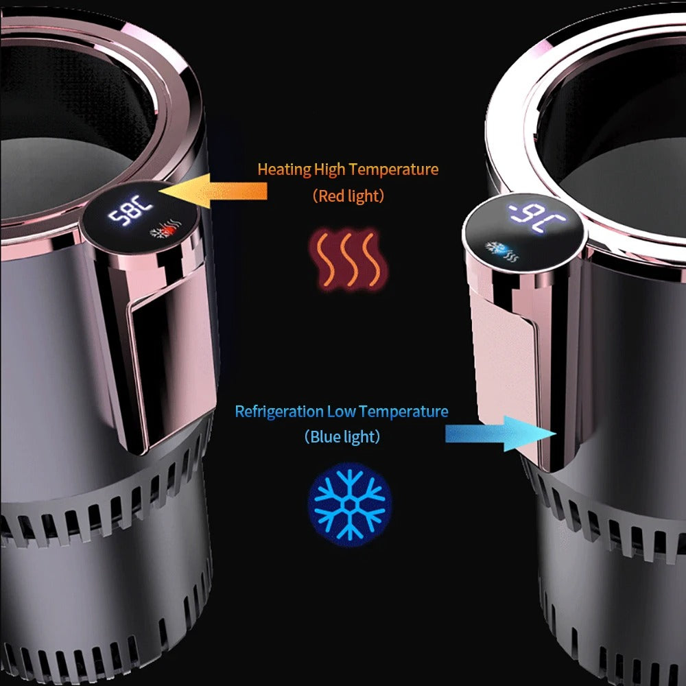 Vielseitiger 2-in-1 Warmhalte- und Kaltgetränkebecher für Pendler und Büro, immer die richtige Temperatur.
