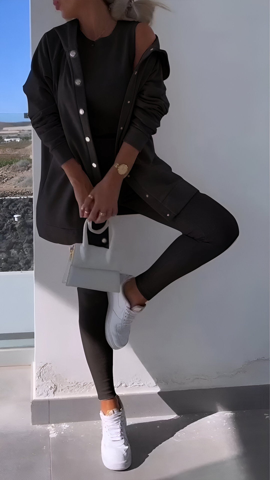 Damen Hoodie Lounge-Set, kuschelig weich für entspannte Tage zu Hause.