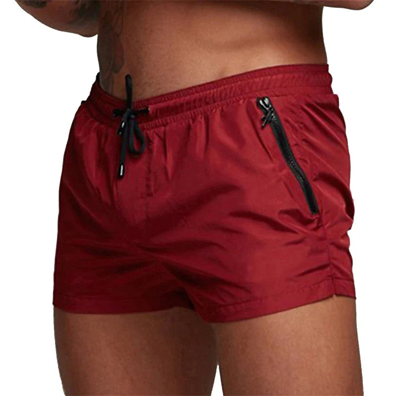 Modische Herren Bademode: schnelltrocknende Stretch-Schwimmshorts für Strand, Pool und Sommeraktivitäten.