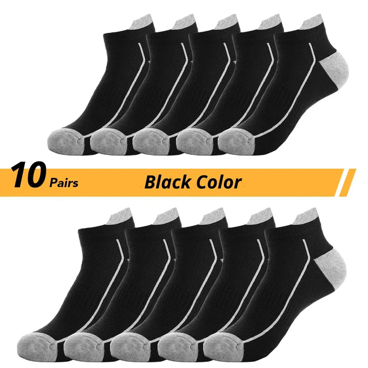 Hochwertige Herren Sportsocken im Set: atmungsaktiv, rutschfest, anti-geruch & langlebig für dauerhaften Gebrauch.