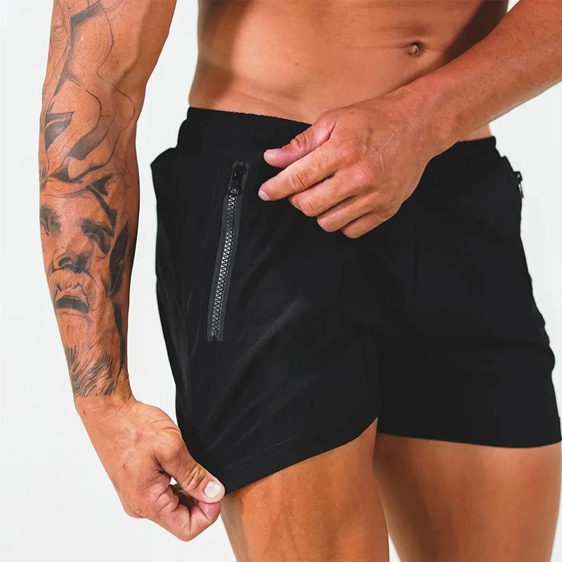 Schnelltrocknende Stretch-Badehose für Herren in blauer Farbe, ideal für Strand, Pool und Sommerurlaub.