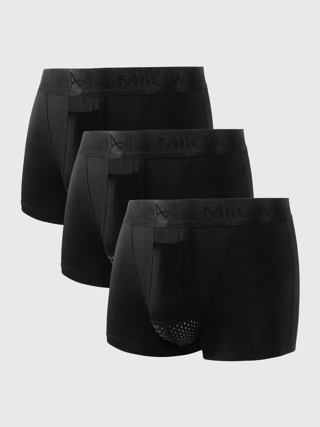 Ganzjährig tragbare Herren-Boxershorts im 3er-Pack. Atmungsaktive & feuchtigkeitsableitende Unterwäsche.