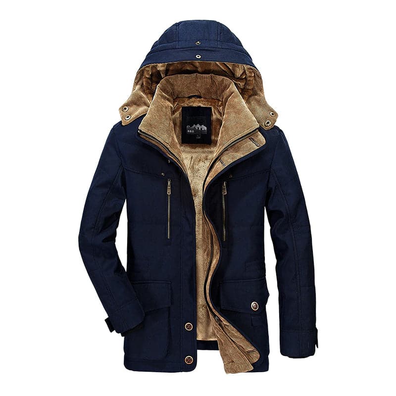 Warme Herren Winterjacke Parka für kalte Tage, ideal als Outdoor- oder Freizeitjacke in klassischem Design.