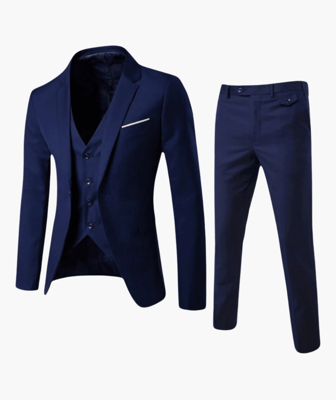Herren Dreiteiler Anzug für Business & Hochzeit, klassisch & elegant. Ideale Herrenmode für formelle Anlässe.
