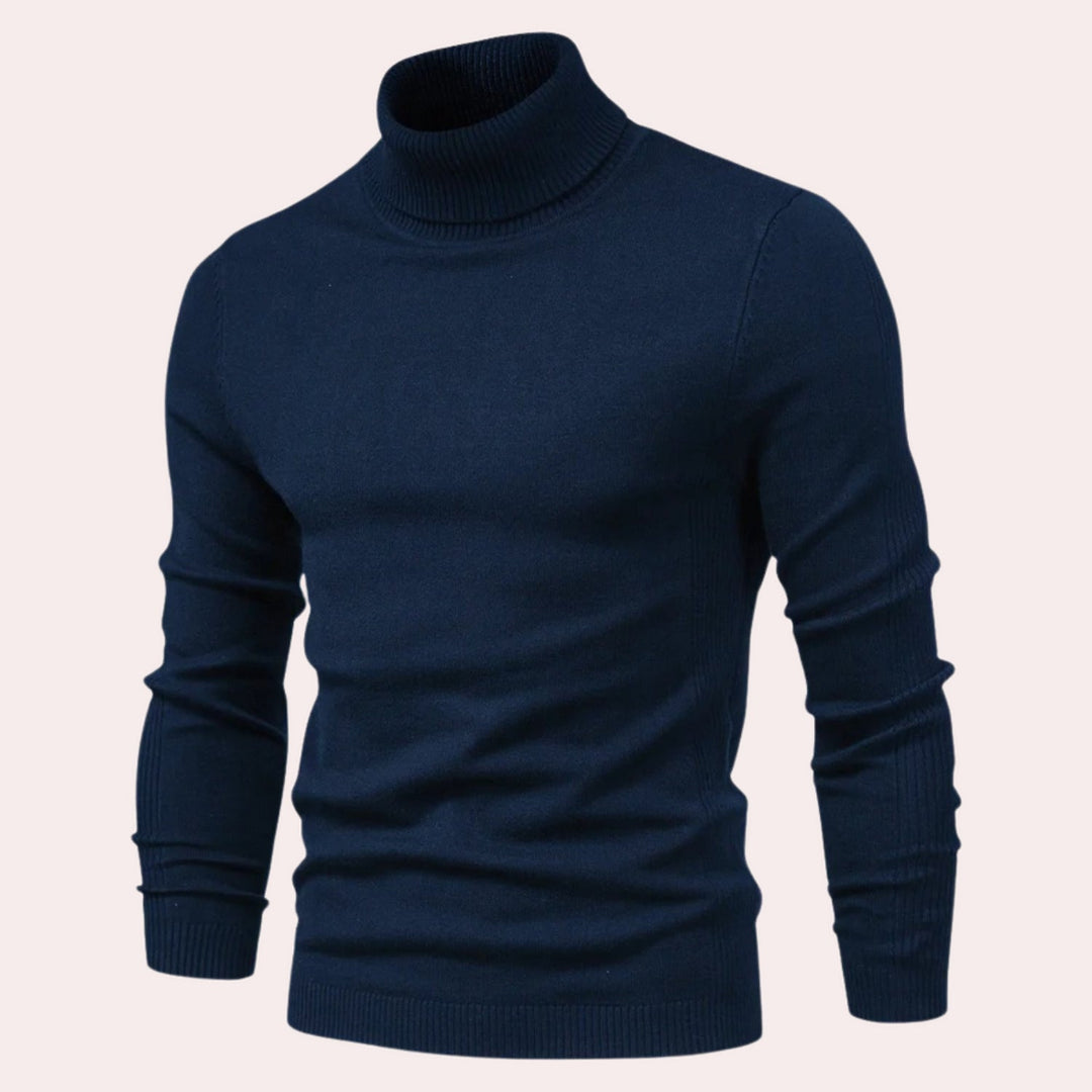 Vielseitiger Herren Rollkragenpullover, warm & klassisch. Perfekter Winterpullover für Komfort und Stil.