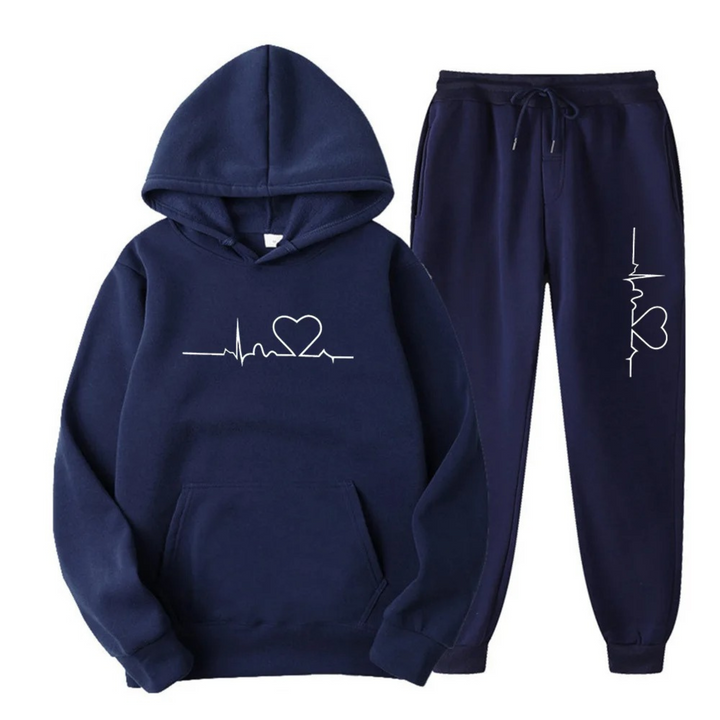 Damen Loungewear Set, modern und komfortabel, als stilvoller Freizeitanzug für das ganze Jahr.