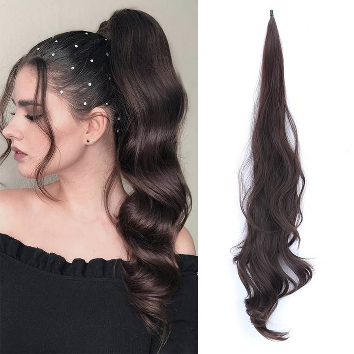 Damen Haarschmuck: Wrap-Around Pferdeschwanz. Perfekt für Sommerfrisuren & Volumen.