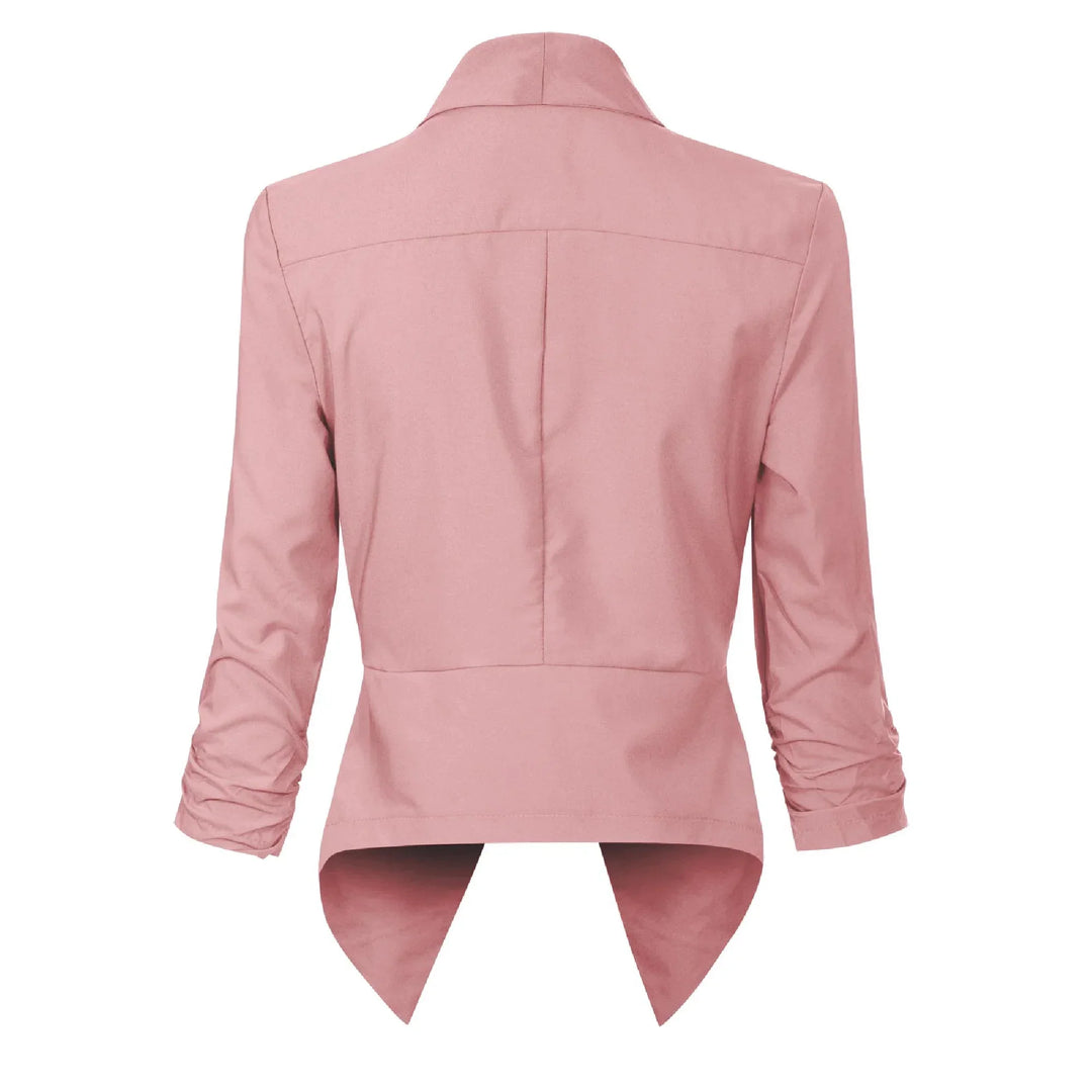 Professioneller Damen-Business-Blazer, offenes Design, Langarm, schick für Büro & Meetings.