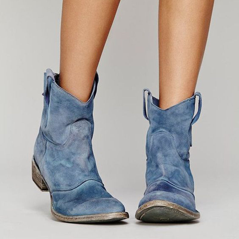 Komfortable Damen Stiefeletten mit Blockabsatz, ideal für den täglichen Gebrauch. Elegant und praktisch.