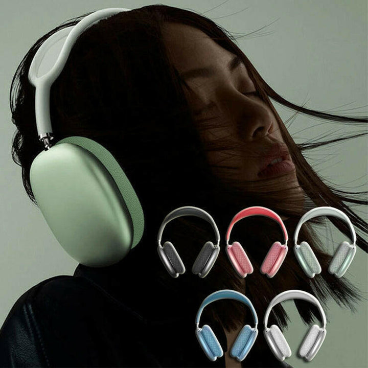 Elegante kabellose Bluetooth Over-Ear Kopfhörer mit ANC, weichen Ohrpolstern für optimalen Komfort.