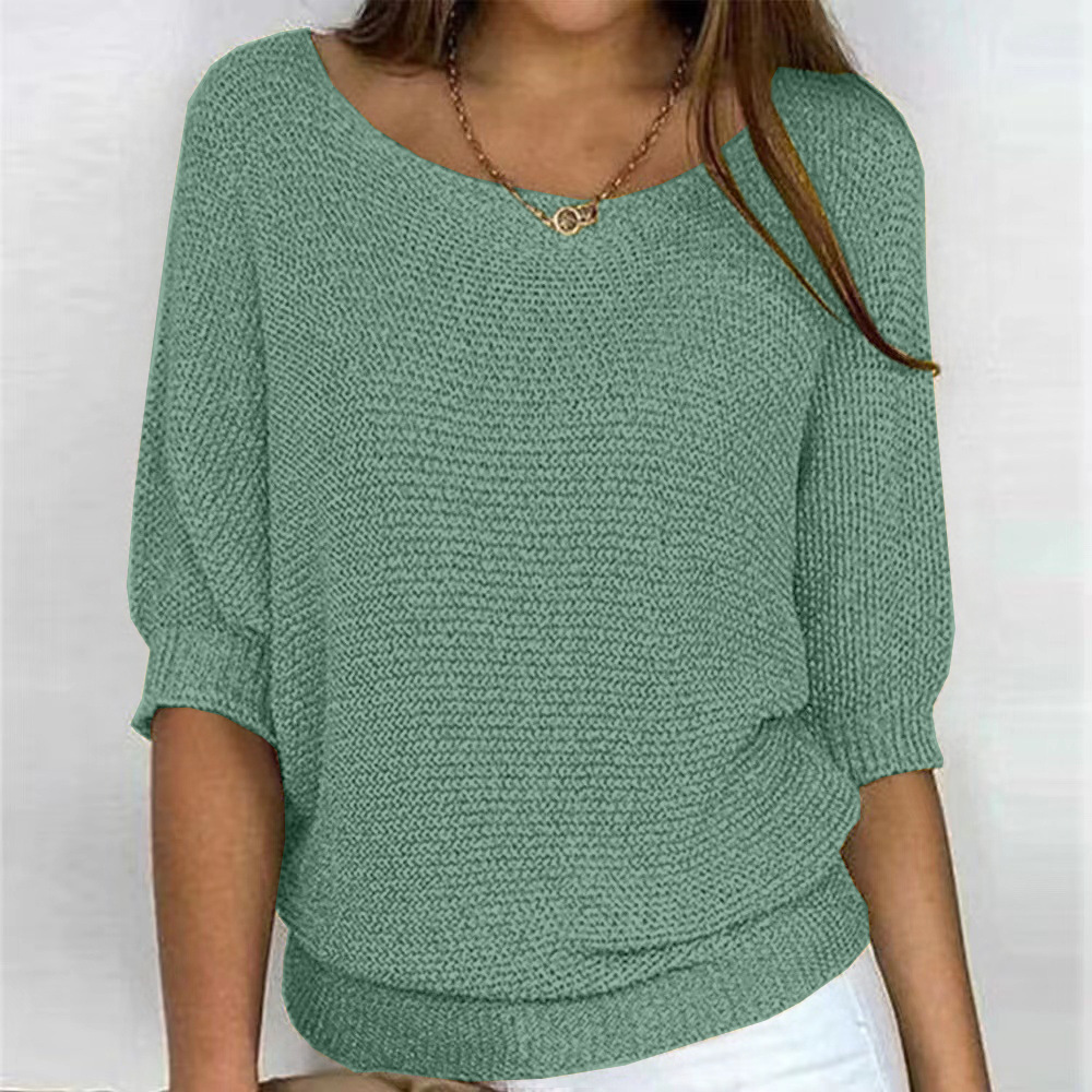 Moderner Damen Langarmpullover, elegant und vielseitig. Hochwertiger Strickpullover für jede Jahreszeit, große Größen.