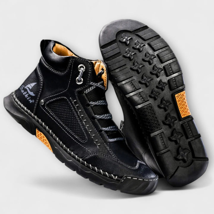Bequeme Herren Schuhe, Stiefel-Design. Optimaler Komfort für lange Tage.