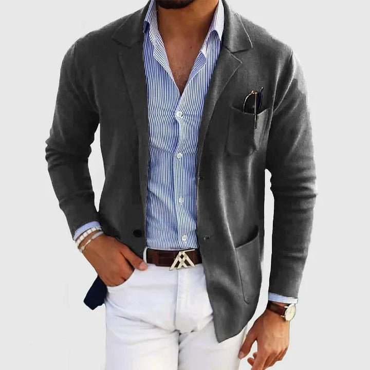 Vielseitiger Herrenblazer in Mehrfarbig, perfekt für elegante Herrenmode und moderne Business-Looks.