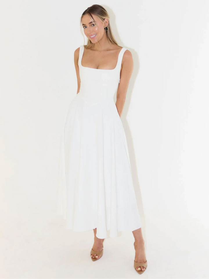 Elegantes Damen Herbstkleid A-Linie, vielseitig, festlich, für jeden Anlass.