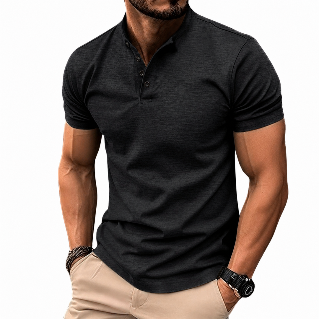 Klassisches Herren Poloshirt mit Kurzarm, Must-have für jede Herrengarderobe. Bequeme Freizeitmode.