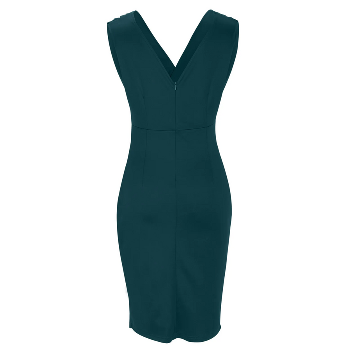 Dieses figurbetonte Damenkleid ist ein elegantes Sommer-Highlight für Partys.
