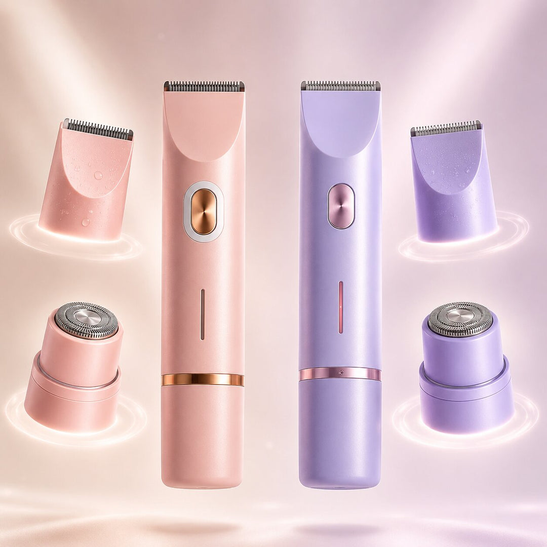 Elektrischer Intimrasierer für Damen für sanfte, sichere Haarentfernung und glatte Haut. Wasserdicht & USB-aufladbar.
