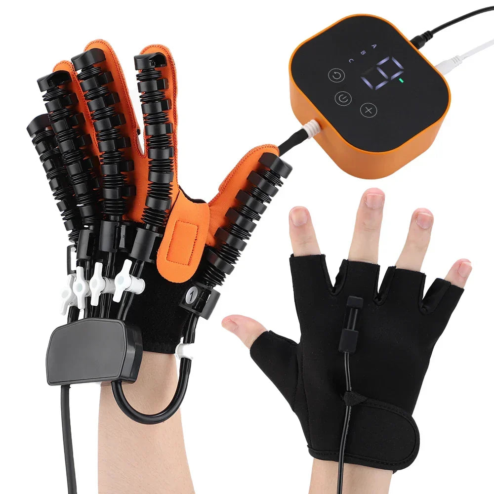 Elektrischer Rehabilitationshandschuh für Schlaganfall-Therapie und Handreha. Fördert Mobilität, lindert Steifheit.