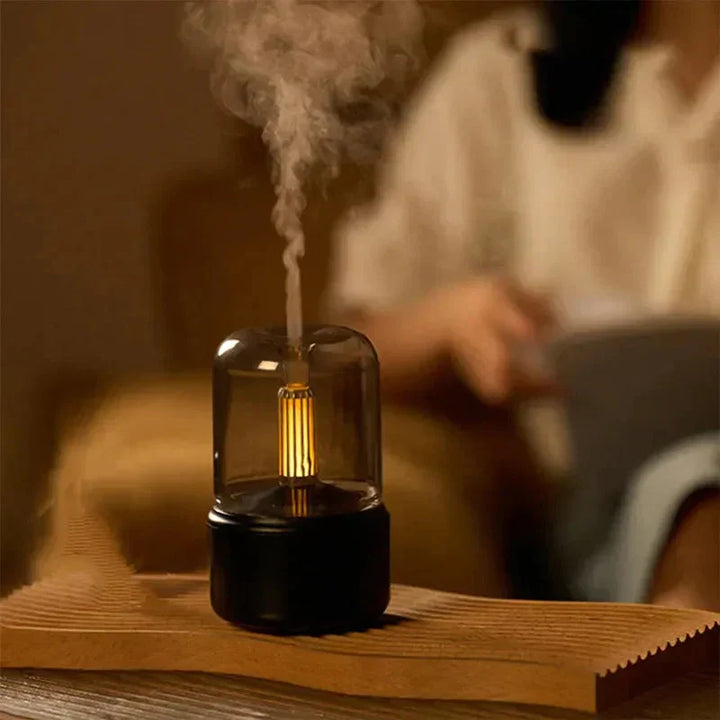 Eleganter elektrischer Aromatherapie-Diffuser & Luftbefeuchter für entspannenden Raumduft Zuhause.