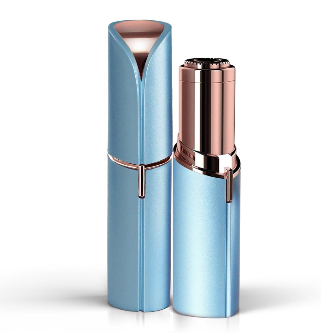 Damen Gesichtshaarentferner Roségold für schmerzfreie Haarentfernung und glatte Haut.