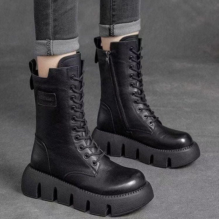 Warme Damen Winterstiefel, bequem & modisch. Ortho-Komfort Stiefel für kalte Tage.