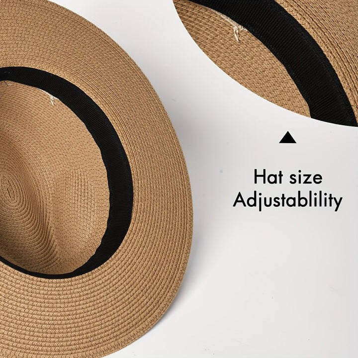 Schützender Sonnenhut mit breiter Krempe, ideal für Damen & Herren, die Stil & Sonnenschutz suchen.
