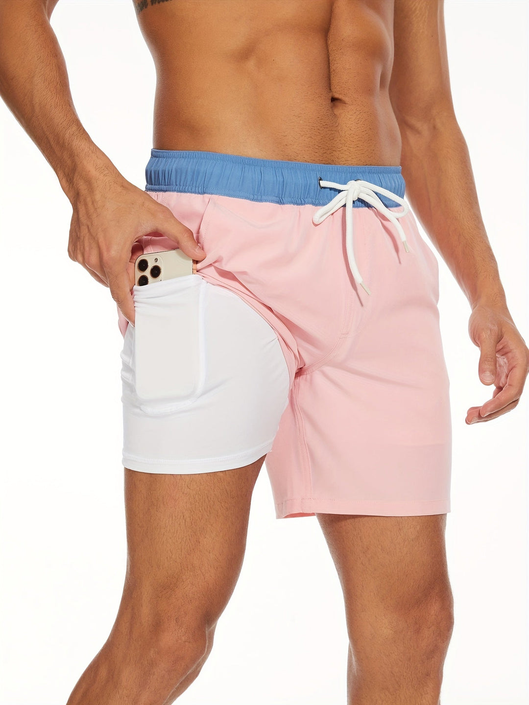 Jonas Herren Sportshorts mit Stretch, schnelltrocknend und sicherer Handytasche.
