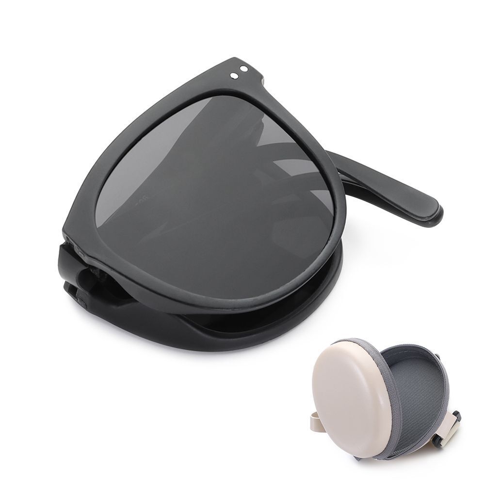 Unisex faltbare Retro-Sonnenbrille mit UV400-Schutz, ideal für Reisen und Sommer.