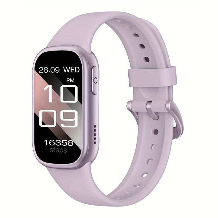 Helles Display der KidoTrack Kinder-Smartwatch, zeigt Uhrzeit & Fitnessdaten.