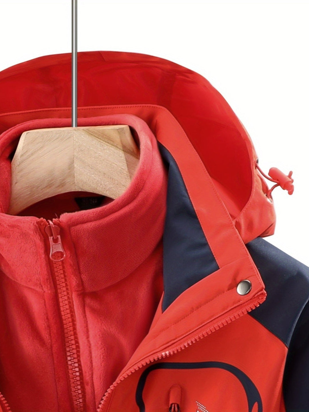 Robuste Damen Allwetter Jacke, 3-in-1 Design. Perfekt für Outdoor-Abenteuer, wasserdicht, winddicht & atmungsaktiv.