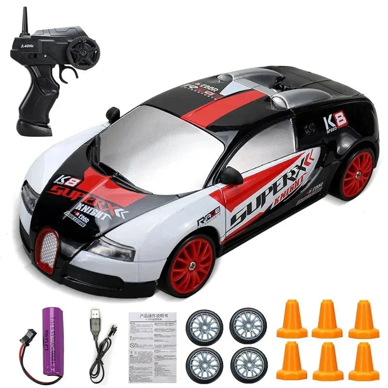 Langlebiger Mini Drifter, robustes RC Auto, ideal für aktiven Spielspaß.