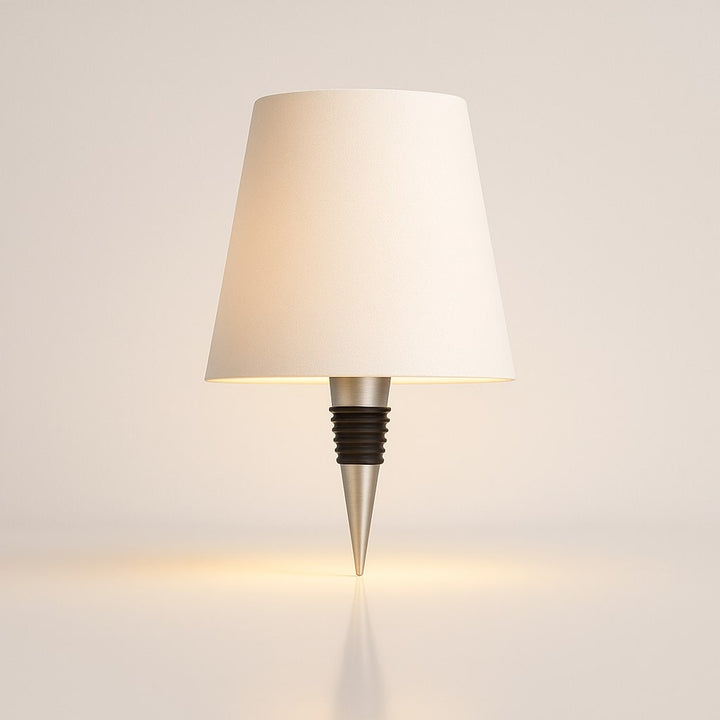 Kabellose Tischlampe: Akku Flaschenlicht mit warmweißer LED, perfekte Ambientebeleuchtung.