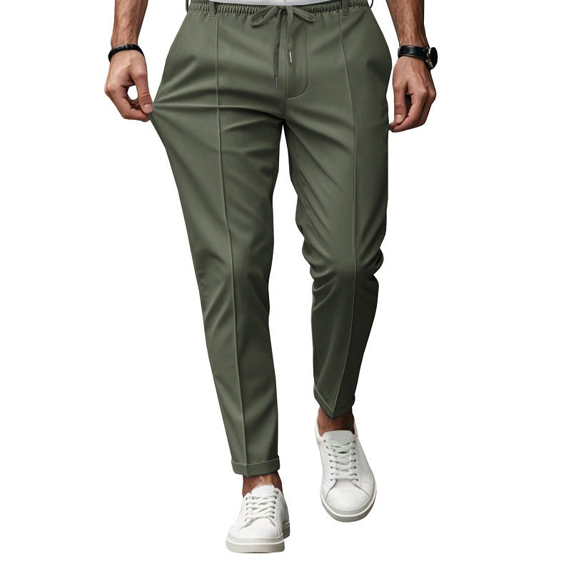 Moderne schwarze Businesshose für Herren, Tapered Fit, bequem und stilvoll für Büro & Anlässe.