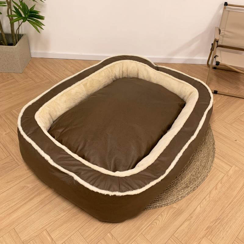 Das perfekte Hundebett für Komfort & Tiefschlaf. Mit langlebigem, waschbarem Bezug – das ideale Hundezubehör.