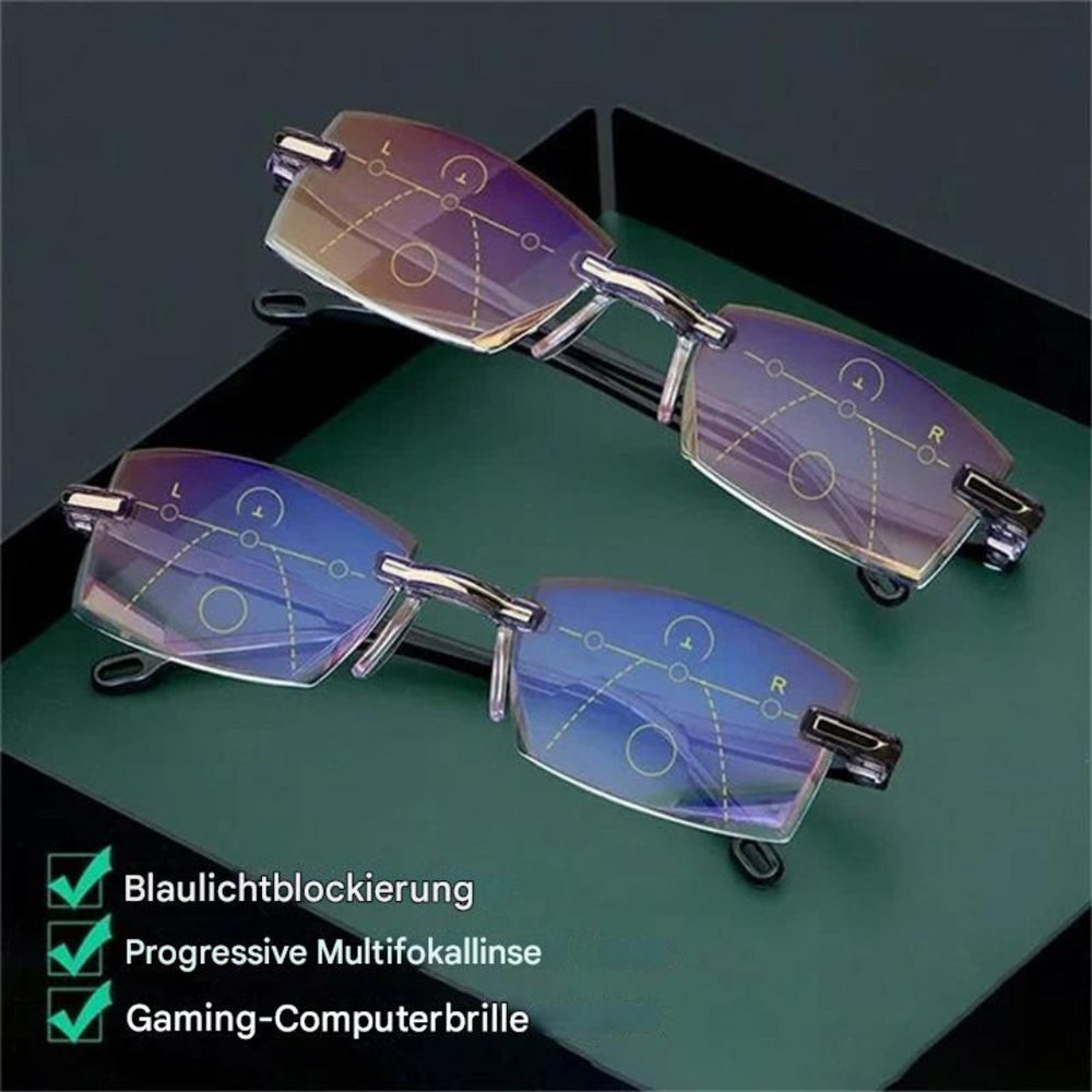 Komfortable Unisex Blaulichtfilter Lesebrille, ideal für digitalen Lifestyle und Bildschirmarbeit.