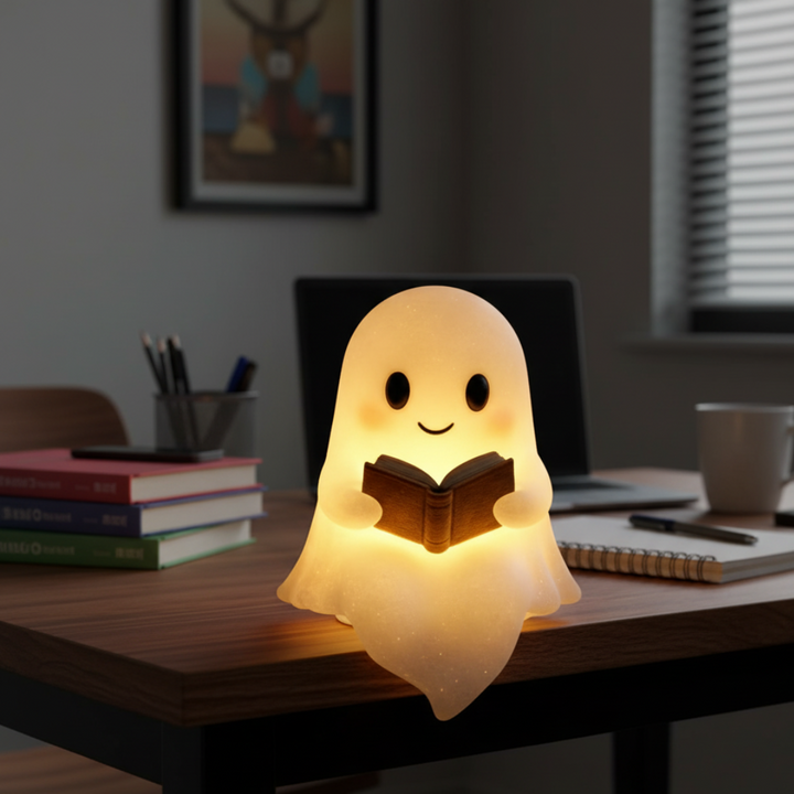 Geister-Nachtlampe mit sanftem, warmem Licht. Perfekt für Schlafzimmer & Kinderzimmer Dekoration.