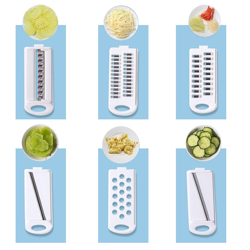 Innovativer Küchenhelfer: Zerkleinerer, Hobel & Schneideset für Gemüse und Obst; macht das Kochen einfacher.