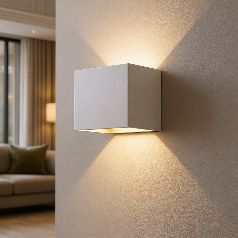 Stilvolle kabellose LED Innenwandleuchte, akkubetrieben, mit Bewegungssensor & Dimmfunktion.