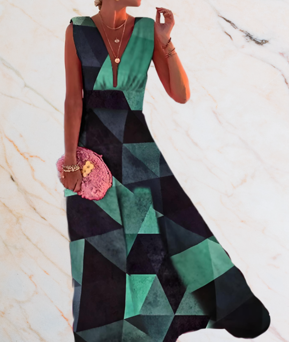 Bequemes, ärmelloses Damen-Sommerkleid für Freizeit und Abend, stilvoll und leicht für Frühling & Sommer.