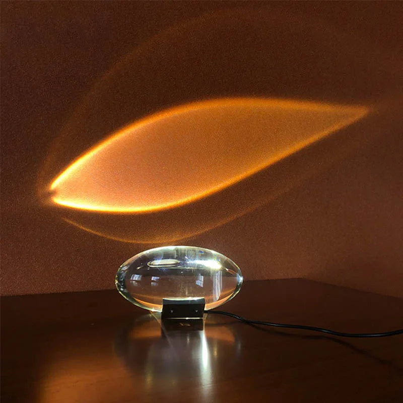 Kristall Auge Nachtlampe projiziert magischen Sternenhimmel, ideal für Schlafzimmer Ambiente.