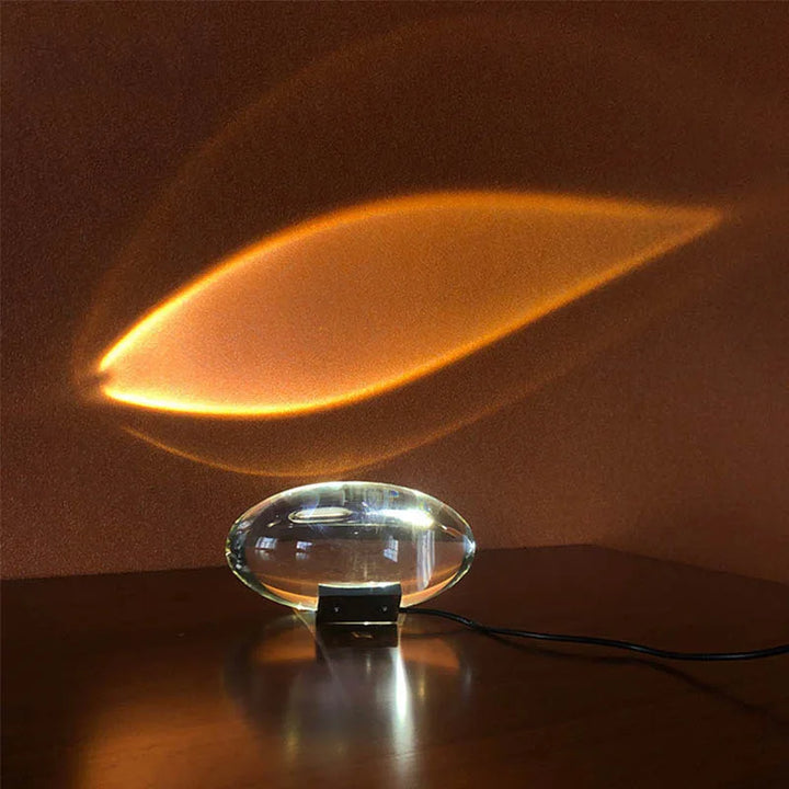 Kristall Auge Nachtlampe projiziert magischen Sternenhimmel, ideal für Schlafzimmer Ambiente.