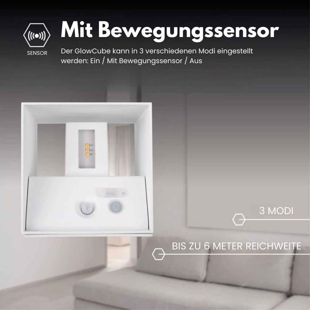 Minimalistische, dimmbare kabellose LED Wandleuchte, smarte Beleuchtung für modernes Zuhause.