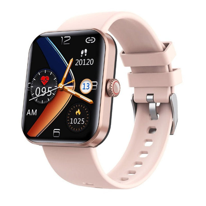 Unisex Smartwatch als Gesundheitsmonitor mit Farb-Display, ideal für Fitness & Schlafanalyse.