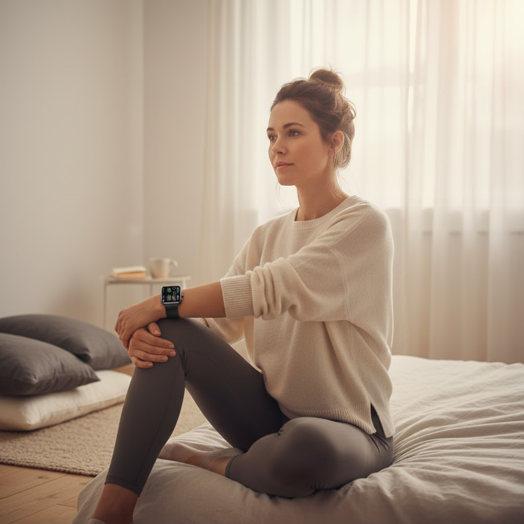 Vielseitiger Wearable Fitness Tracker für Herzfrequenz, Schlaf & Aktivitäten mit Touchscreen.
