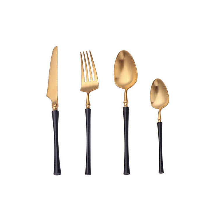 Komplettes 24-teiliges Edelstahl-Essbesteck für eine perfekte Tischkultur. Silber, elegant und langlebig.