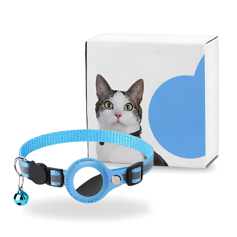 Wasserdichtes GPS Halsband für Hunde & Katzen. Verstellbar, reflektierend, für sichere Echtzeit-Ortung.