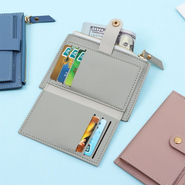 Funktionelle Unisex Geldbörse, mini. Perfektes Accessoire als Karten- und Münzhalter.