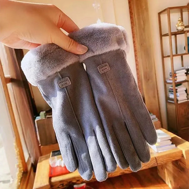 Damen Winterhandschuhe, elegant & praktisch mit Touchscreen für Smartphones & Tablets.