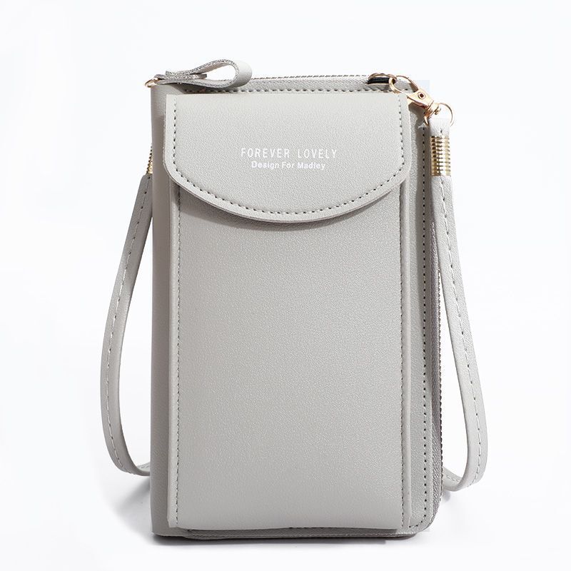 Funktionale Unisex-Smartphone-Tasche mit vielen Fächern und verstellbarem Gurt.