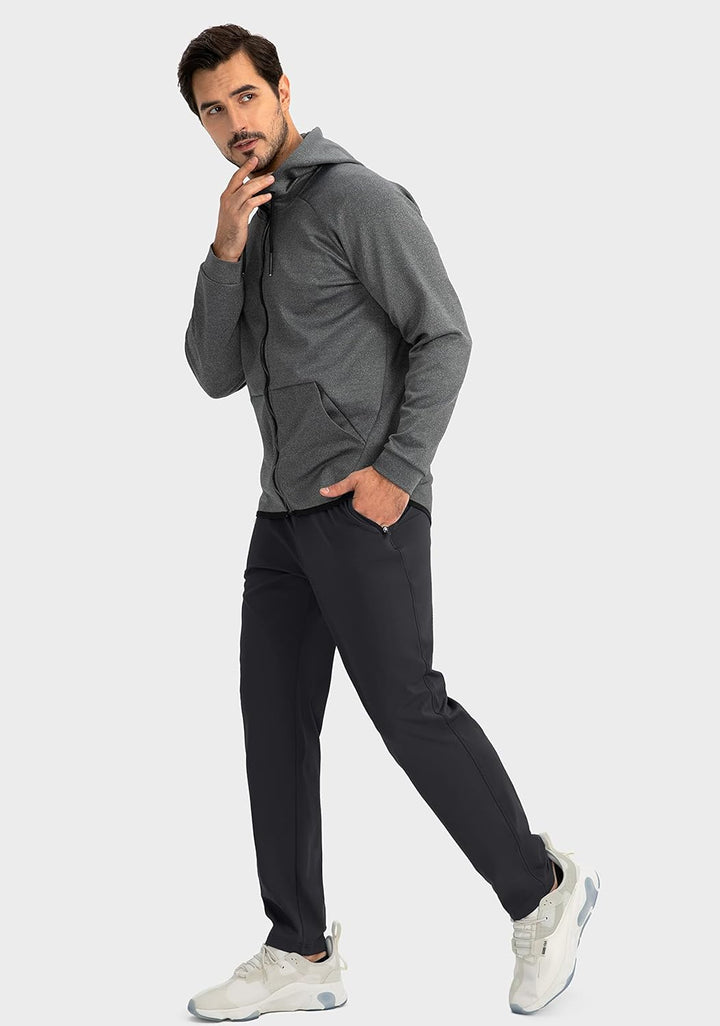 Bequeme Herren-Hose mit praktischen Taschen. Ganzjährig tragbar für Sport & entspannte Tage.